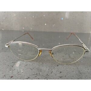 MARCOLIN Mod. 7217 col.337 EYEGLASSES FRAMES ONLY Half RIM OVAL 51-19-135 silver